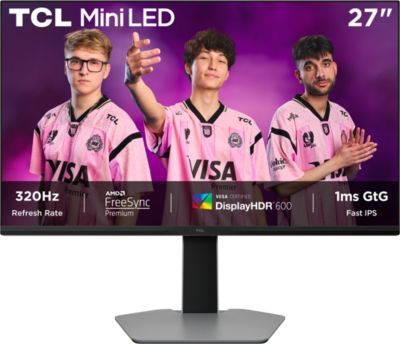 Tcl - Ecran Pc Gamer  Mini Led  27p2a Pro-A 27" Gentle Mates Qhd 320 Hz Hfs Hdr600 Freesync Premium & G-Sync