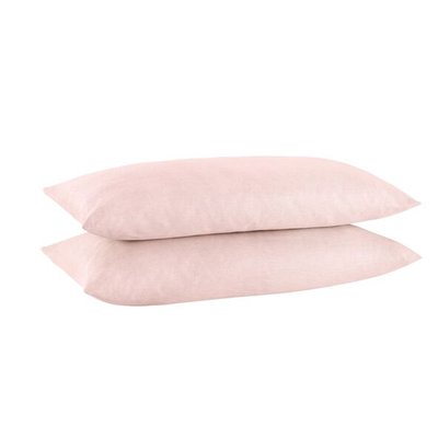 Leinen Mix Kissenbezug, 2er Set, rosa