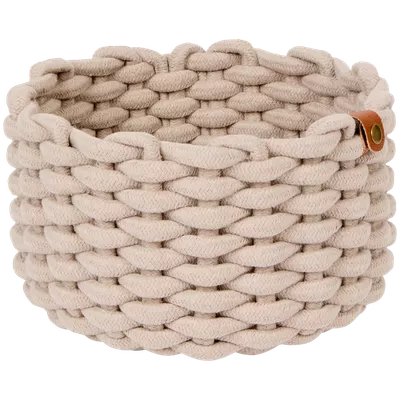 Pletený úložný koš