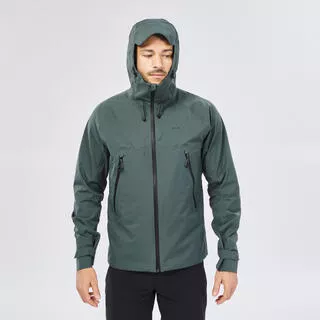 QUECHUA Giacca trekking uomo MH500 impermeabile verde
