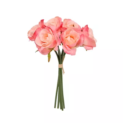 Rose Bunch Peach/Red/Pink