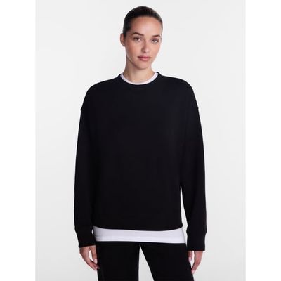 Athletic Works Women's and Women's Plus Fleece Sweatshirt with Long Sleeves, Sizes XS-4X