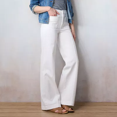 Women's LC Lauren Conrad Super High-Waisted Wide Leg Trouser Jeans