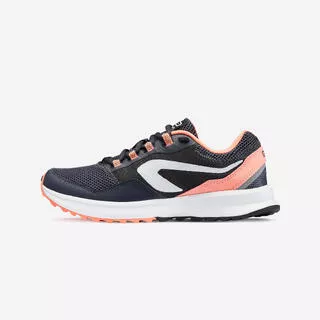 KALENJI Scarpe running donna RUN ACTIVE GRIP grigio-corallo