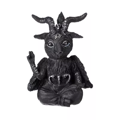 Halloween Figurine Cat/Goat Assorted