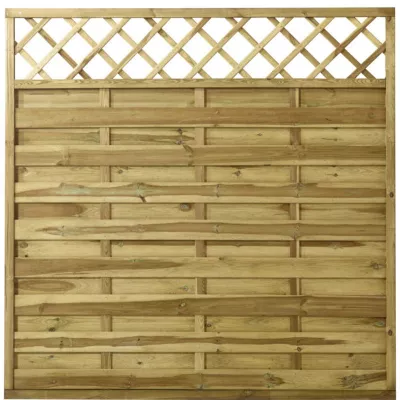 Læhegn m/espalier, 180x180 cm, natur