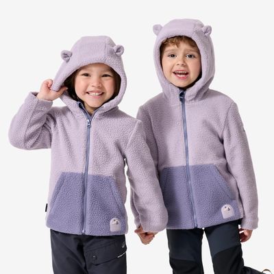 QUECHUA Dětská turistická fleecová bunda Sherpa NH 500 2–6 let