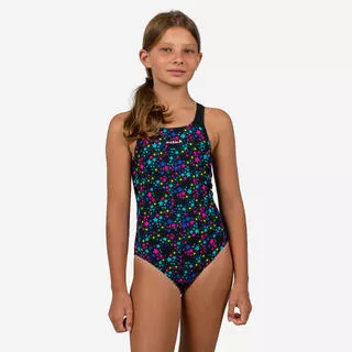 Costume intero bambina KAMYLEON STAR nero-giallo