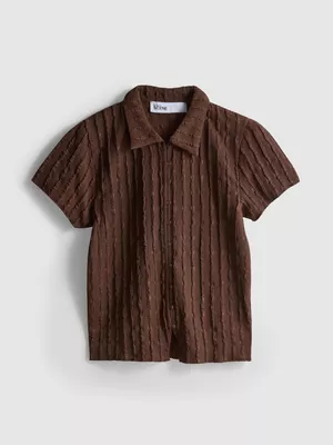 The Primark Scene | Camisa texturizada ajustada