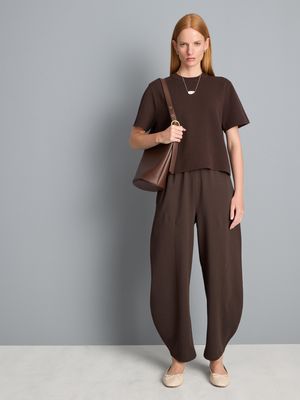 Pantalones de chándal con algodón estilo bombacho