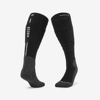 Calze sci 100 PLUS nere e grigie