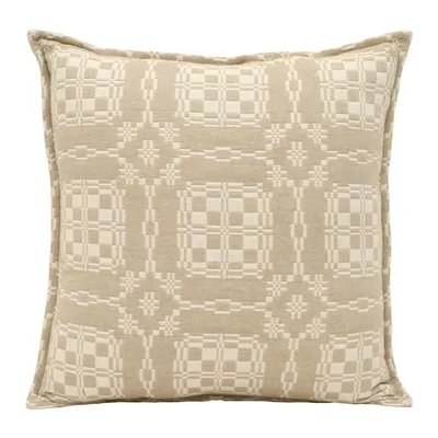Better Homes & Gardens 20"x20" Reversible Welsh Check Gauze Throw Pillow(1 Count)