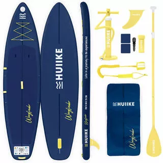 HUIIKE Tavola Sup Gonfiabile Adulti Touring 11’6” con Accessori, Fino a 150 kg, Navy