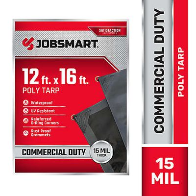 JobSmart Tarp 12 x 16ft. Comm Duty