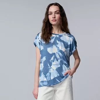 Women's Simply Vera Vera Wang Dolman Core Tee