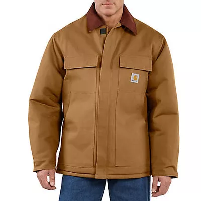 Carhartt Men's C003 Loose Fit Firm Duck Insulated Traditional Coat