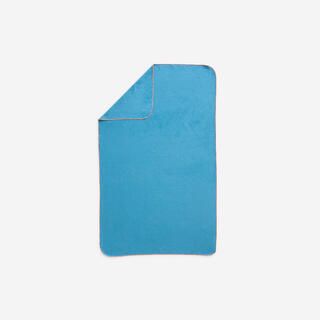 Telo microfibra L 80x130 cm blu petrolio