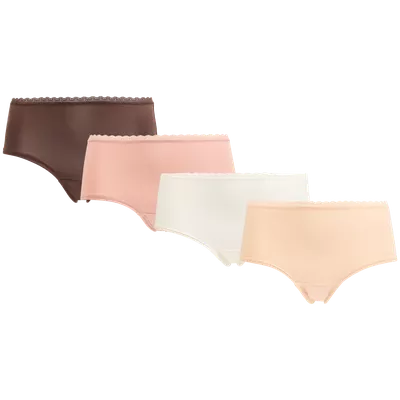 Bokové kalhotky z mikrovlákna s krajkou