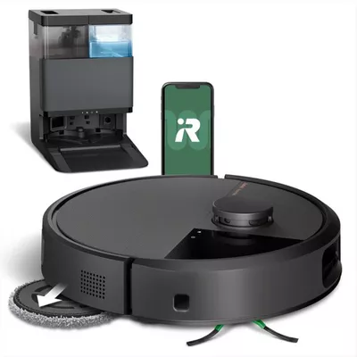 iROBOT - Robot aspirapolvere lavapavimenti Roomba 505 combo-Black