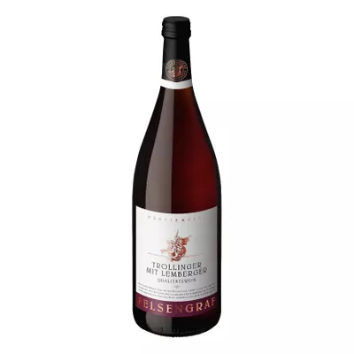 Felsengraf Weingilde Besigheim Trollinger mit Lemberger Qualitätswein Württemberg 11,5 % vol 1 Liter - Inhalt: 12 Flaschen