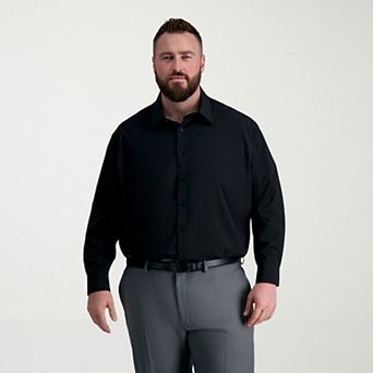 Big & Tall Haggar® Smart Wash® Classic Fit Solid Dress Shirt