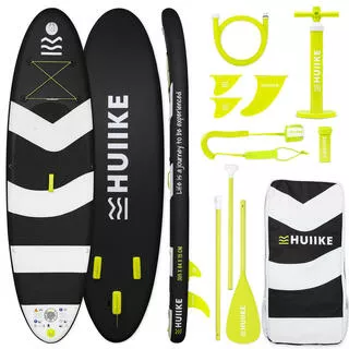 HUIIKE Tavola Sup Gonfiabile Adulti Accessori Premium, HUIIKE, Nero, Alta Stabilità