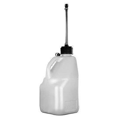 Plastic Product Formers 5 gal. Square Utility Jug with Hose, White