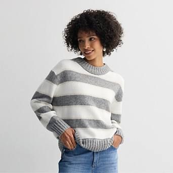 Women's Sonoma Goods For Life® Cozy Crew Neck Pullover Sweater