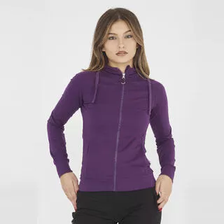 LEGEA Felpa sportiva con zip DAIR viola