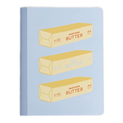 Pearhead Butter Composition Notebook, College Ruled, 7.5 x 9.75 Inches