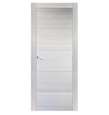 PUERTA INTERIOR EN BLOCK VT5 NORD MELAMINA ROBLE CIEGA 82.5CM IZQUIERDA