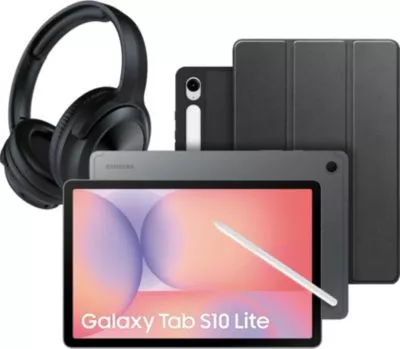Tablette Android SAMSUNG Pack Galaxy Tab S10 Lite + Bookcover + Casque