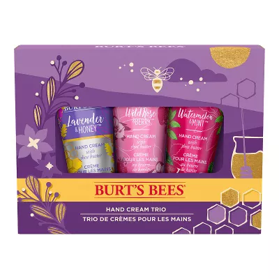 Burt's Bees Hand Cream Trio Holiday Gift Set