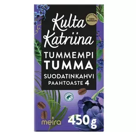 Kulta Katriina Tummempi tumma suodatinkahvi RAC 450g