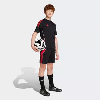 Pantaloncini calcio bambino ADIDAS TIRO 24 nero-rosso