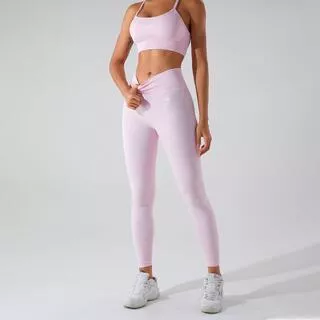 JOY STUDIO Leggings Sculpt Scrunch - rosa pallido