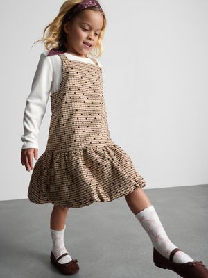 1-9 años | Set de camiseta y pichi de cintura caída