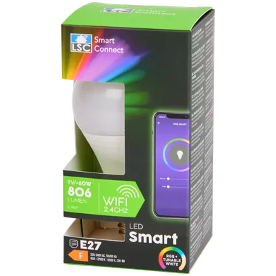 Chytrá LED žárovka vícebarevná LSC Smart Connect