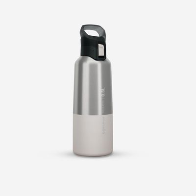 QUECHUA Turistická nerezová termolahev/termoska s rychlým otevíráním 900 0,8 l