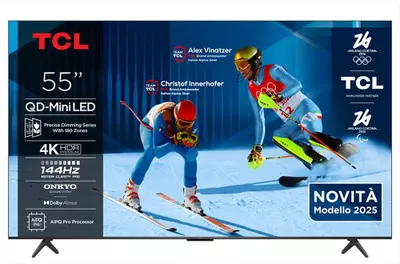TCL - Smart TV MINI LED UHD 4K 55" 55C69K-Metallico