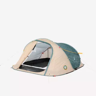 QUECHUA Tenda campeggio 2 SECONDS LIMITED EDITION Wood | 3 posti