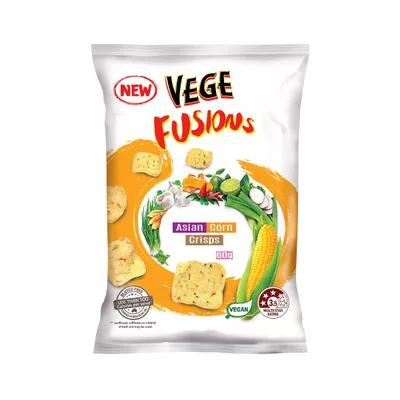 Vege Fusions Asian Corn Crisps 60g