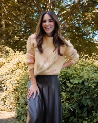 Jersey con acuarela floral de Paula Echevarría