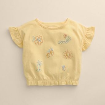 Girls 4-12 Little Co. by Lauren Conrad Flutter Sleeve Tee
