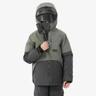 DREAMSCAPE Giacca snowboard bambino SNB 500 verde oliva