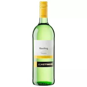 J Hettinger Weißwein Riesling QbA trocken 1l