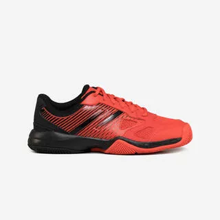 KUIKMA Scarpe padel bambino PS 500 rosso-nero