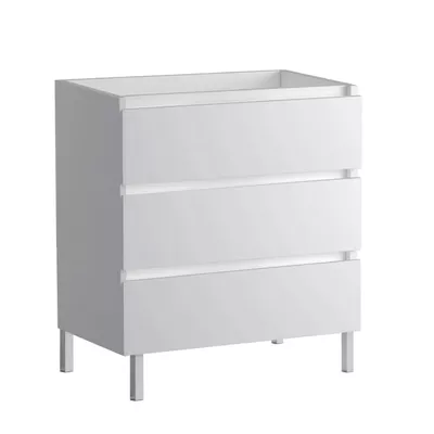 MUEBLE DE BAÑO MODULAR ATLANTIS BLANCO 3 CAJONES 80X45CM