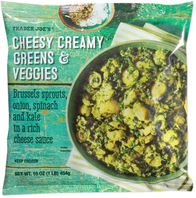 Cheesy Creamy Greens & Veggies