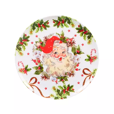 Christmas Melamine Plate 28cm Assorted